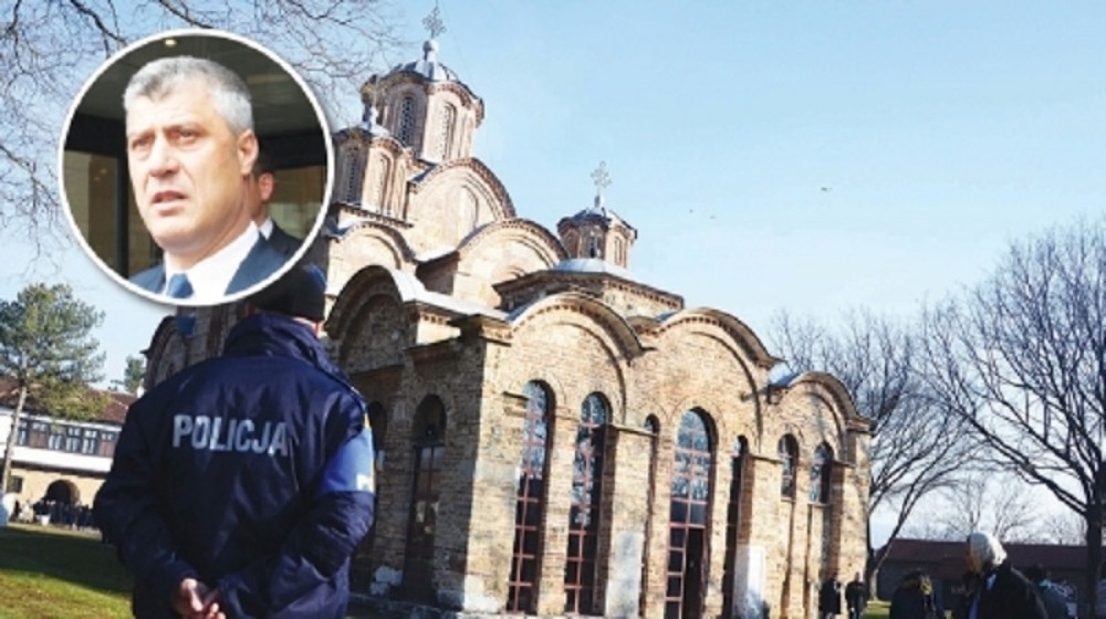 Tači otima srpske manastire