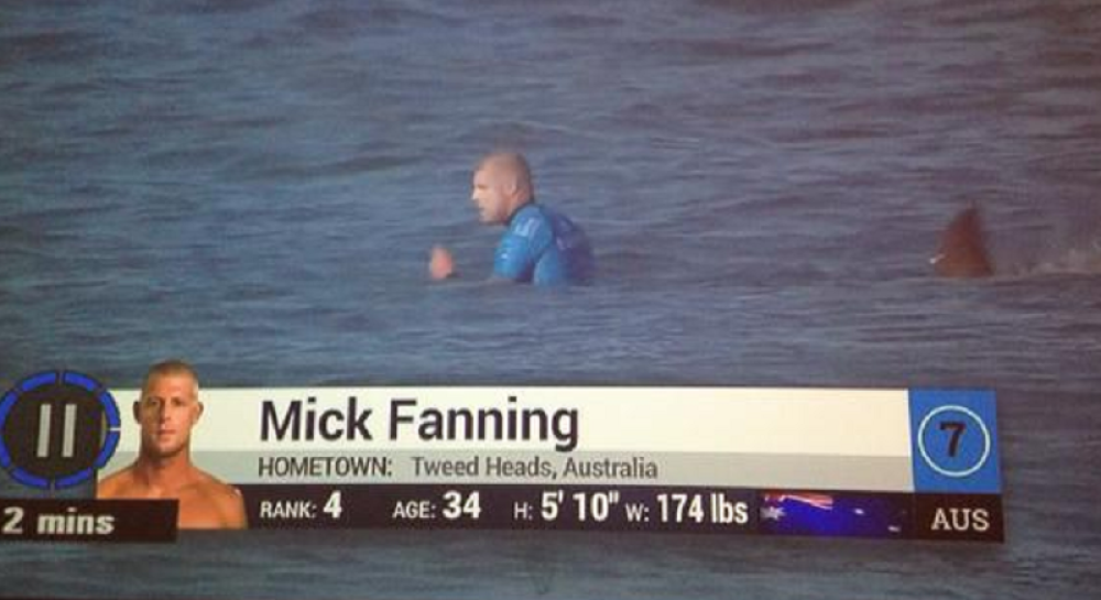 Pogledajte kako je surfer mlateći nogama oterao ajkulu! (FOTO+VIDEO)