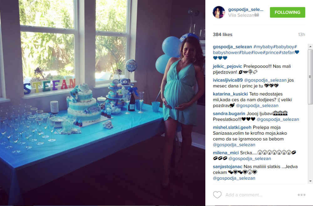 FOTO~Jelena Žeželj otkrila ime deteta