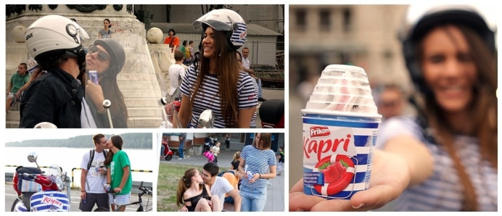 Beograđani sladoled plaćali poljupcem! (VIDEO)