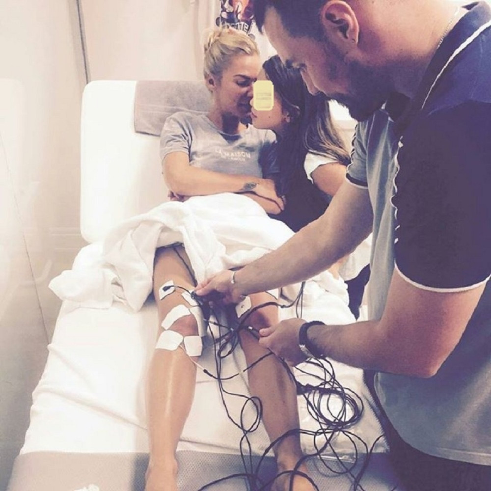 Nataša leči koleno i bori se protiv poroka! (FOTO)