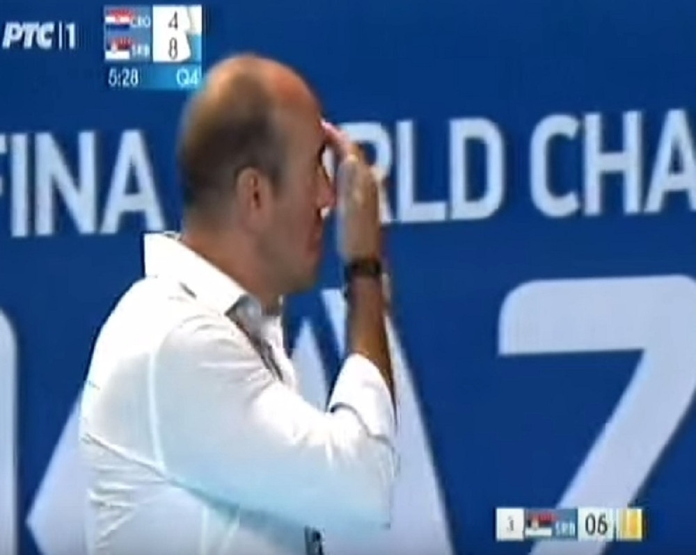 Potezi vaterpolista Srbije naterali selektora Hrvatske da se krsti! (VIDEO)