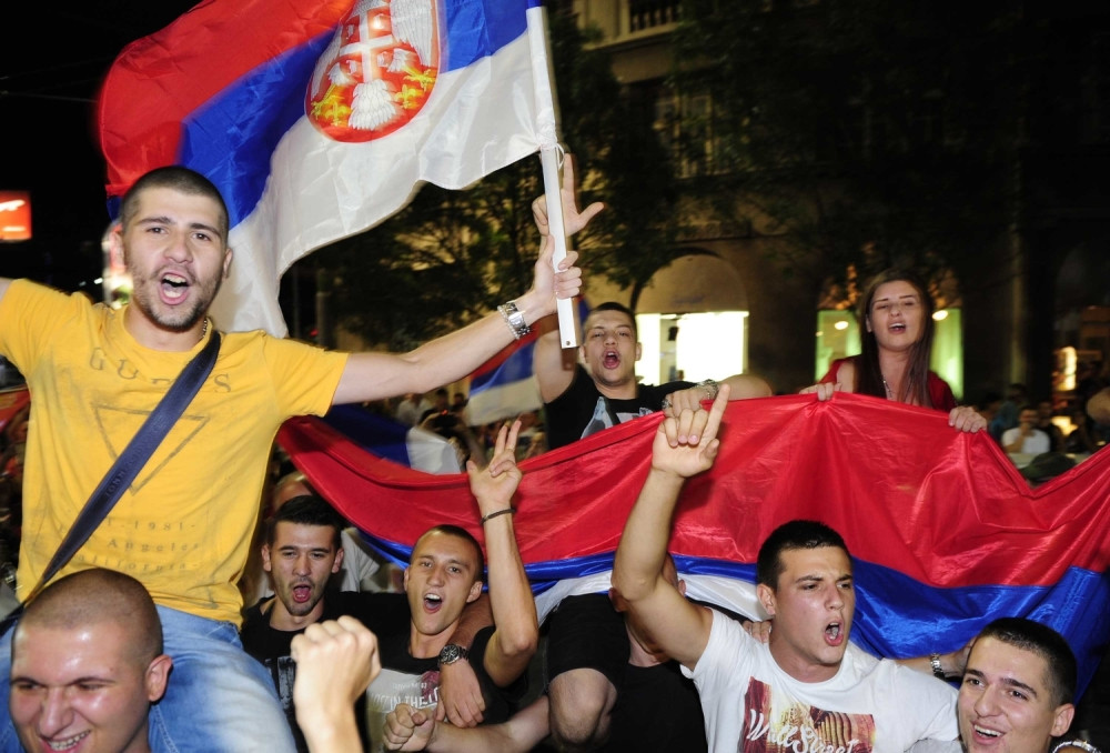 Slavlje na ulicama u Beogradu i Nišu