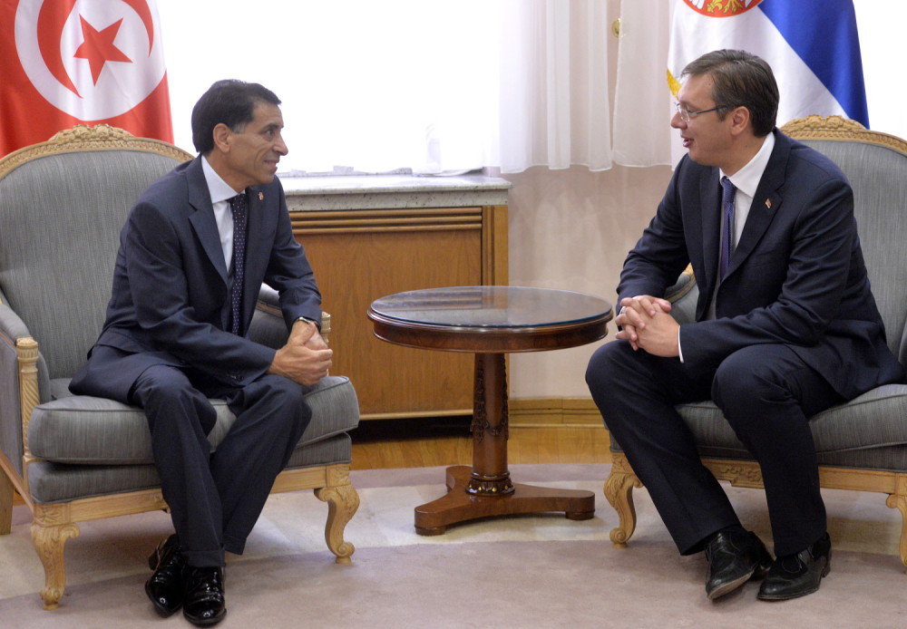 Vučić sa ambasadorom Tunisa (FOTO)