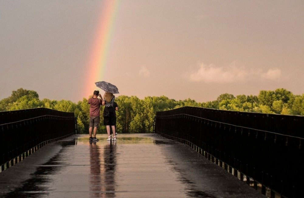 Duga nad Beogradom (FOTO)