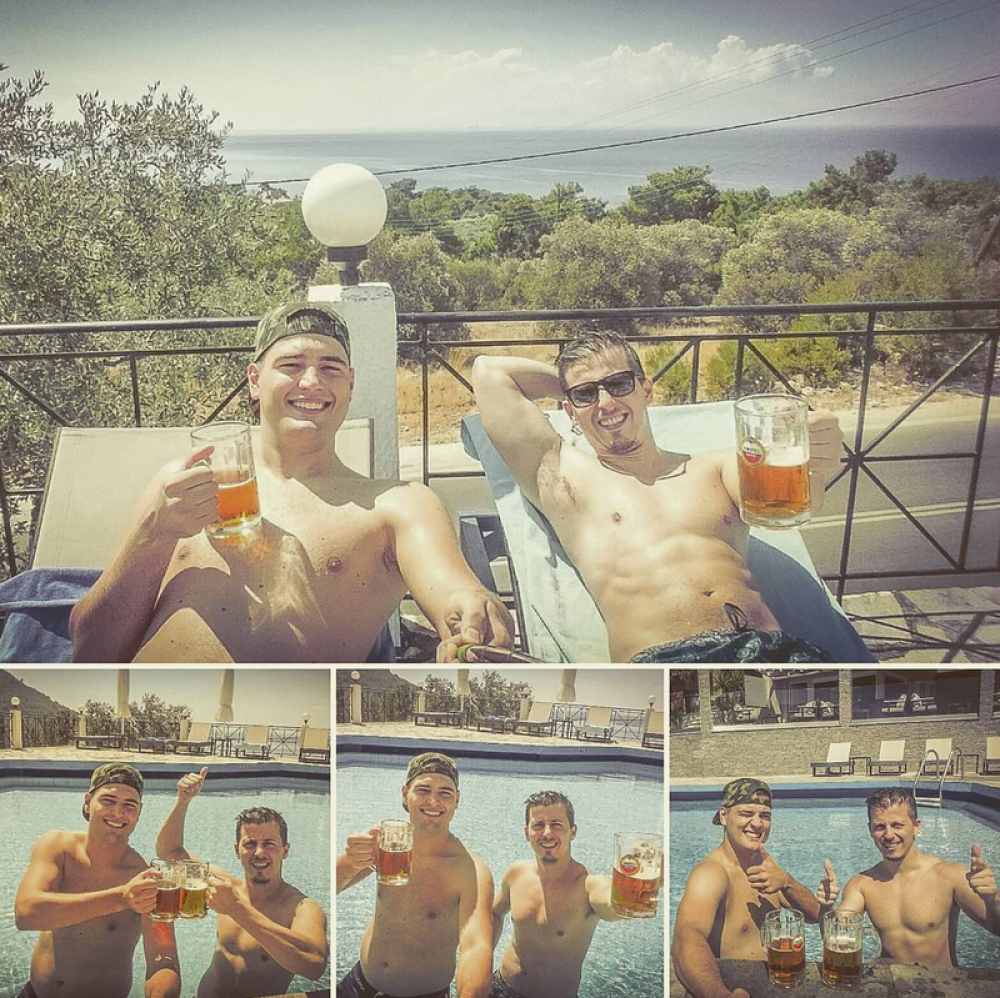 Perućica i Dinča cugaju na Tasosu!