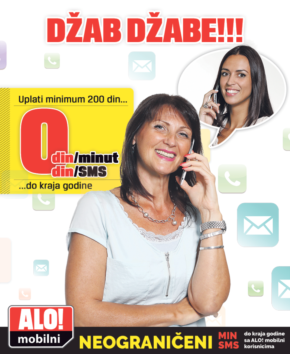 Pričaj i piši poruke neograničeno do kraja 2015. godine sa Alo! mobilni korisnicima