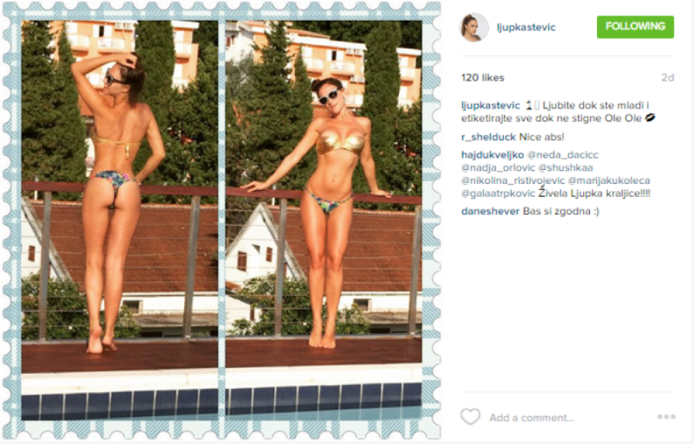 Ljupka pokazala guzu! (FOTO)