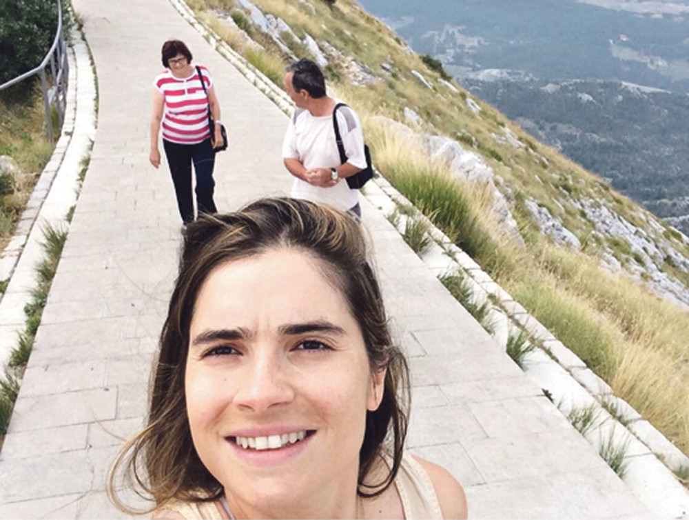 Marija Karan sa roditeljima na odmoru!