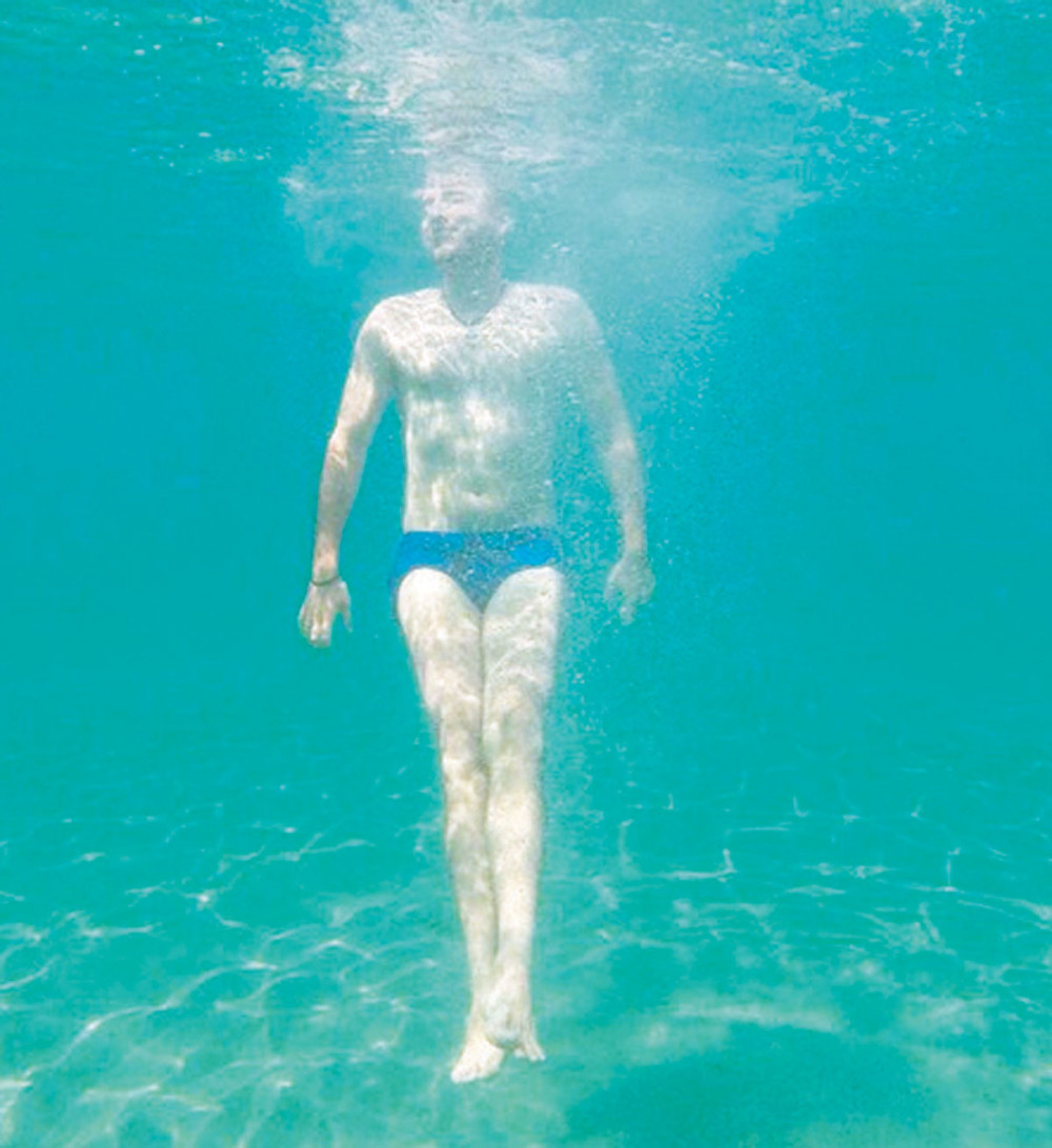 Bane Mojićević uživa u ronjenju