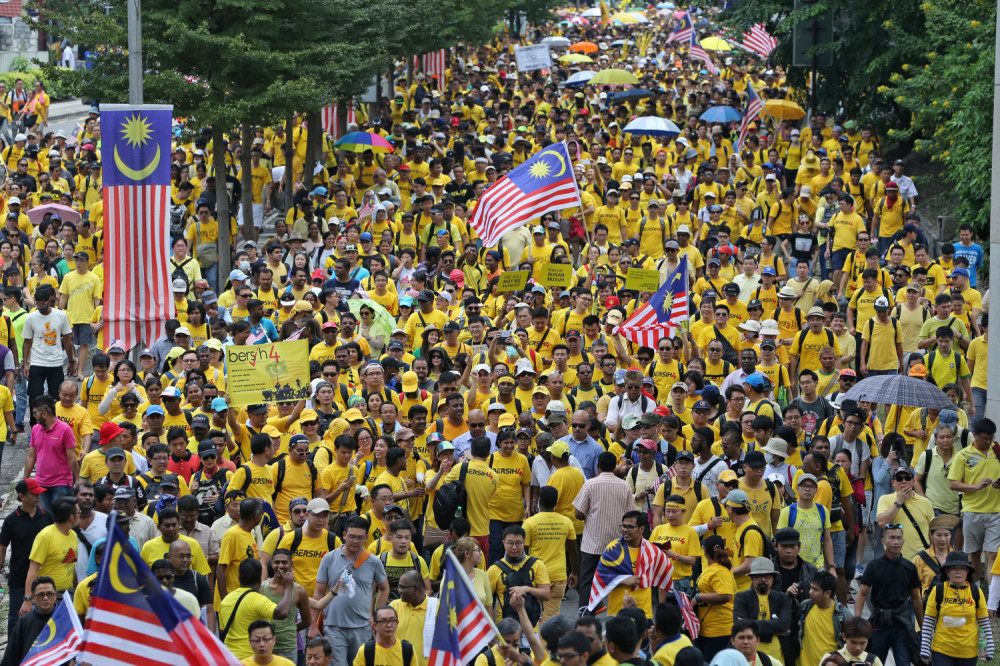 Na desetine hiljada Maležana izašlo na ulice Kuala Lumpura