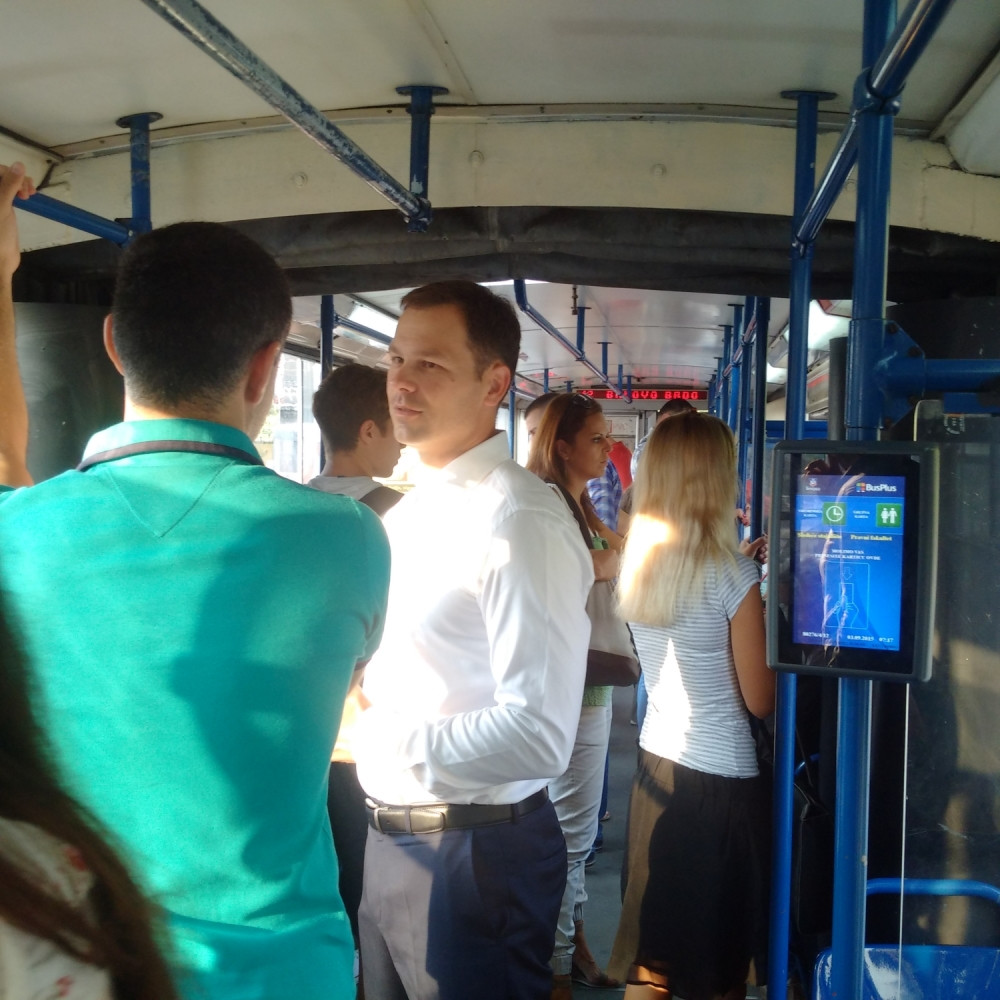 Gradonačelnik na posao otišao tramvajem!