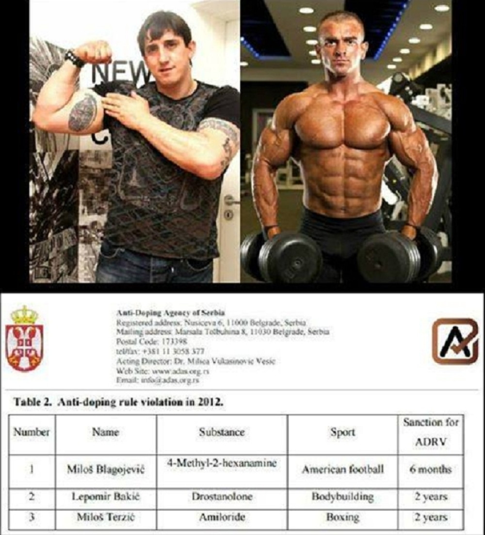 Dokument koji dokazuje da je Lepomir koristio anabolike?!