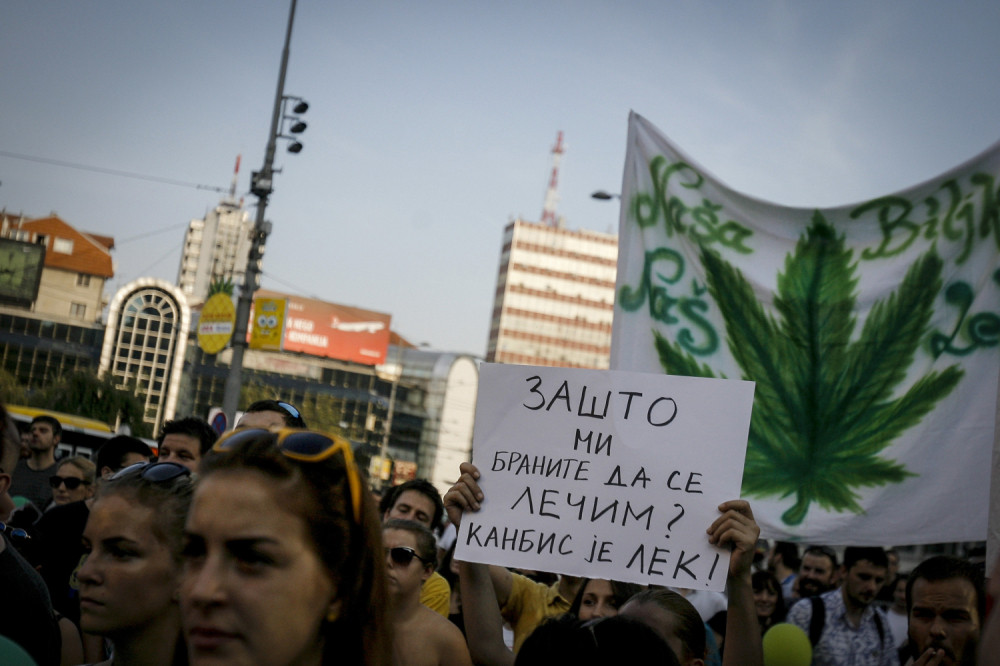 U Beogradu održan protest za legalizaciju marihuane
