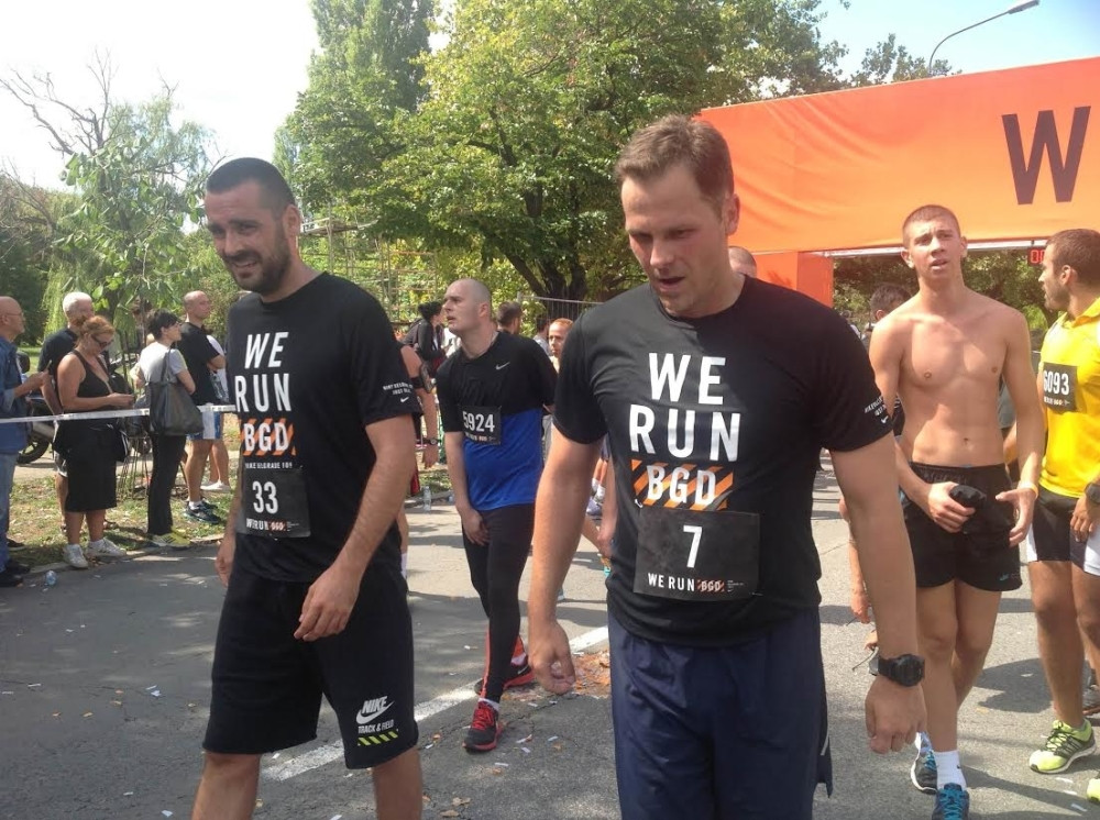 Gradonačelnik trčao sa Beograđanima! (FOTO)