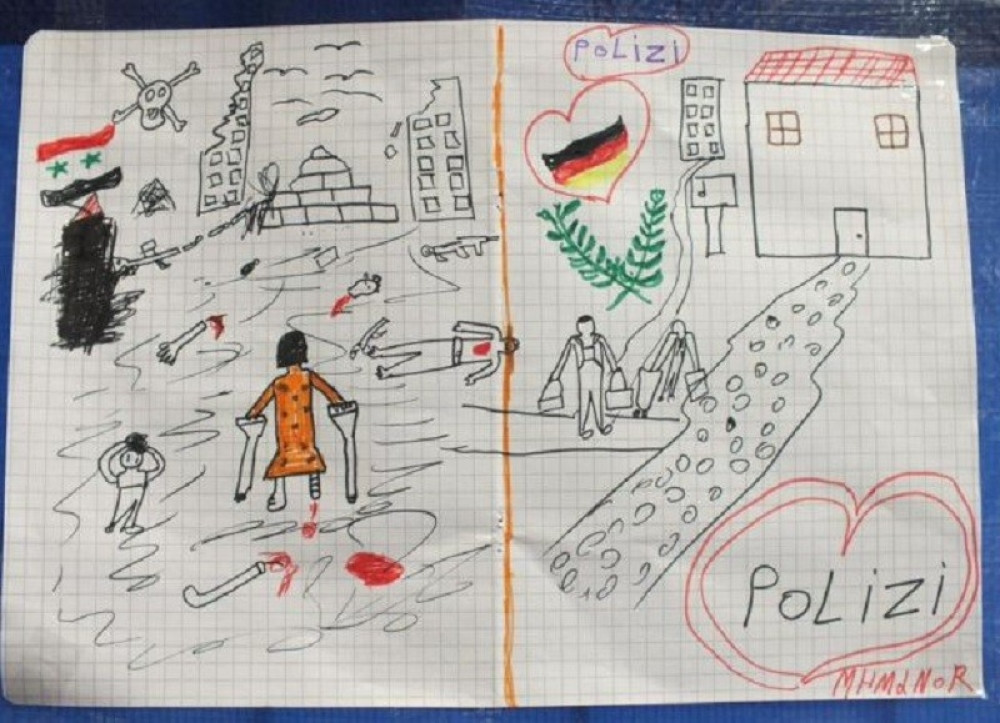 Crtež sirijskog deteta šokirao policiju!