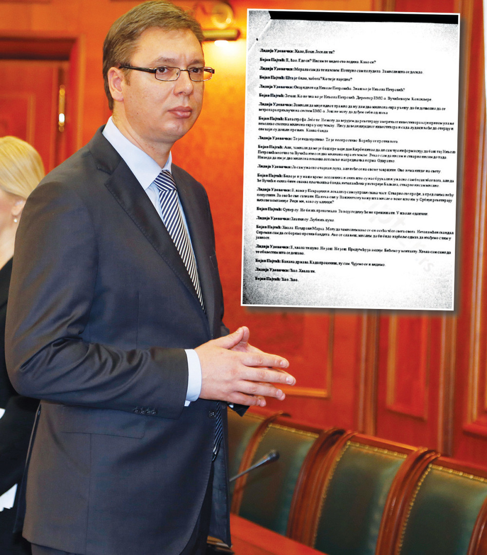 Lažnim aferama srušiti Vučića!
