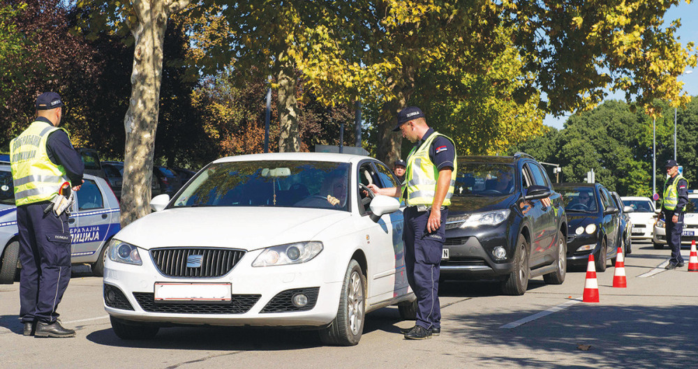 Pojačana kontrola saobraćaja u ponedeljak