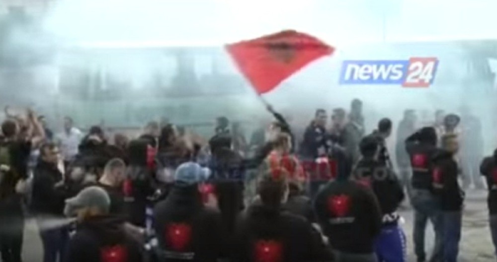 Ovako izgledaju ulice Elbasana uoči meča! (VIDEO)