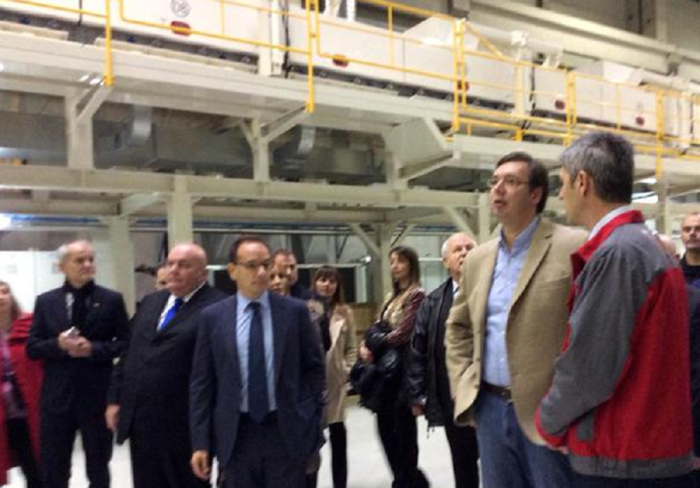 Vučić otvorio fabriku u Jagodini