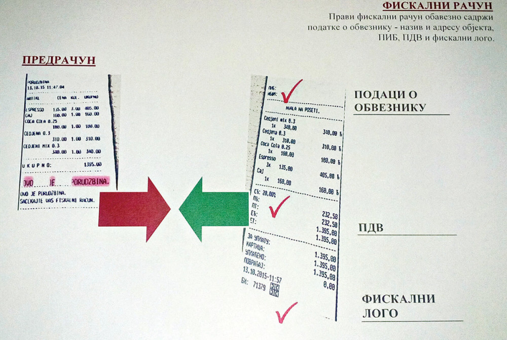 Evo kako da prepoznate pravi fiskalni račun!