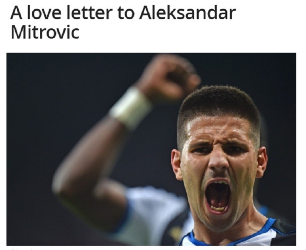 Mitrović dobio "ljubavno pismo" od navijača!