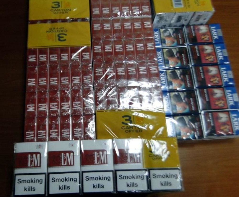 Zaplenjeno 927 boksova cigareta
