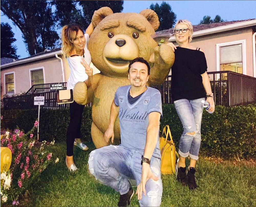 Keba i Olja posetili ćerku (FOTO)