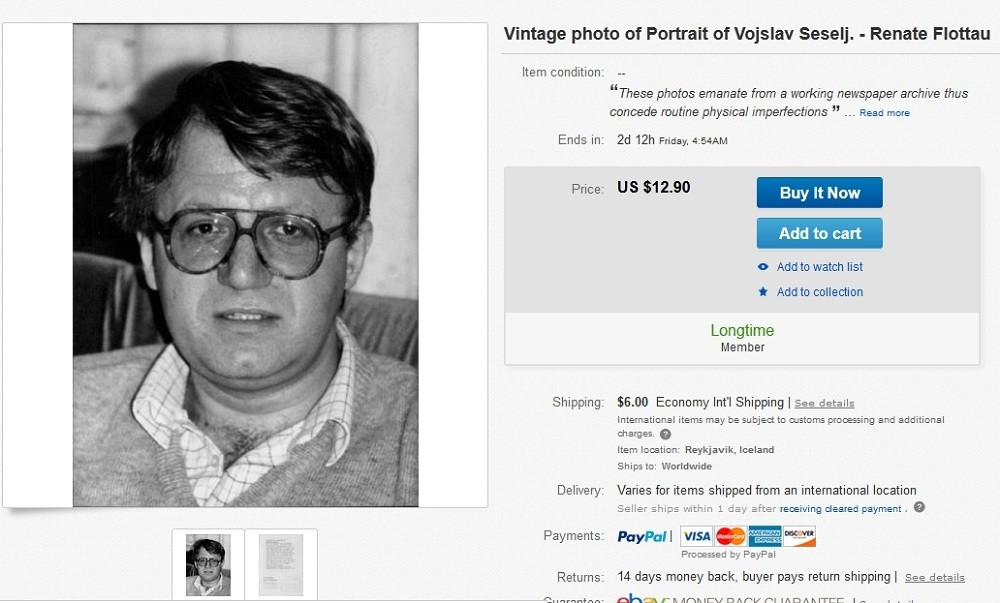 POVOLJNO~Kupite Vojislava Šešelja! (FOTO)