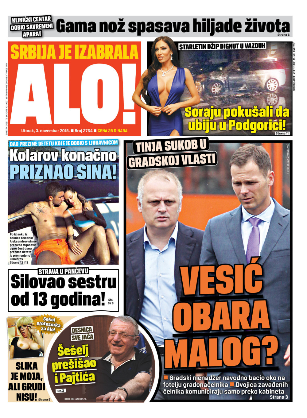 Naslovna za: 3.11.2015.