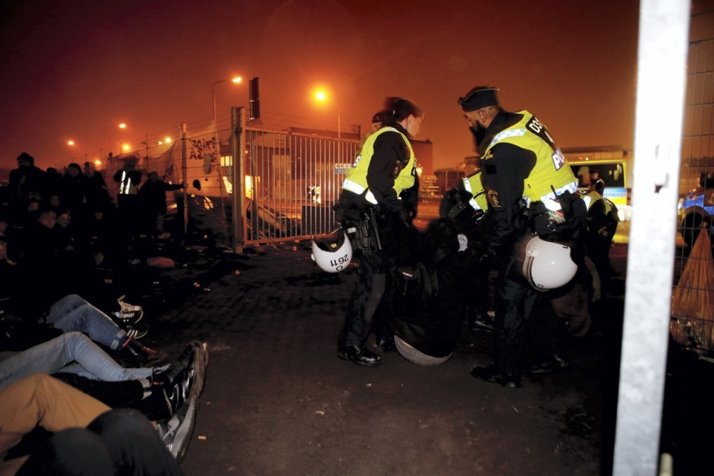 Policija uklonila Rome iz kampa u Malmeu