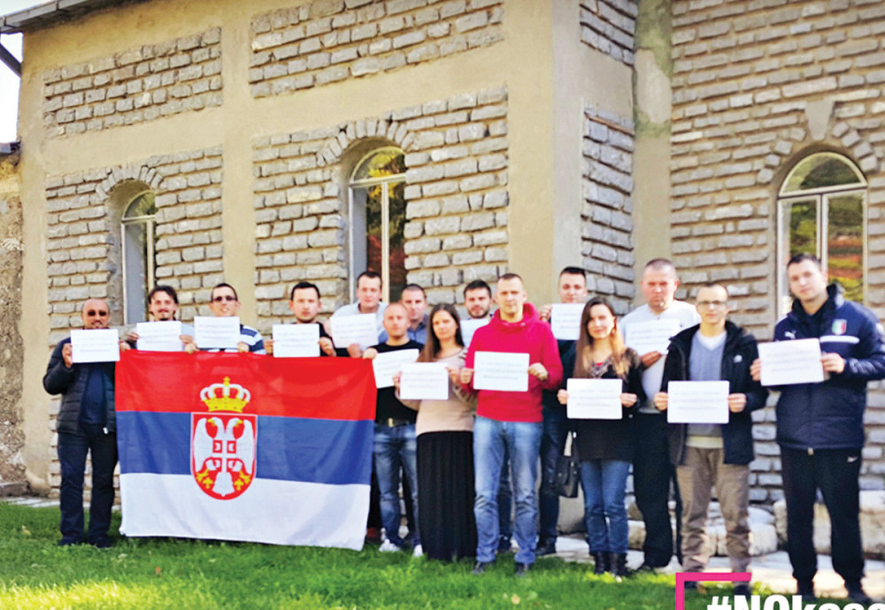 Živim telima će ispisati "Ne Kosovu u Unesku"