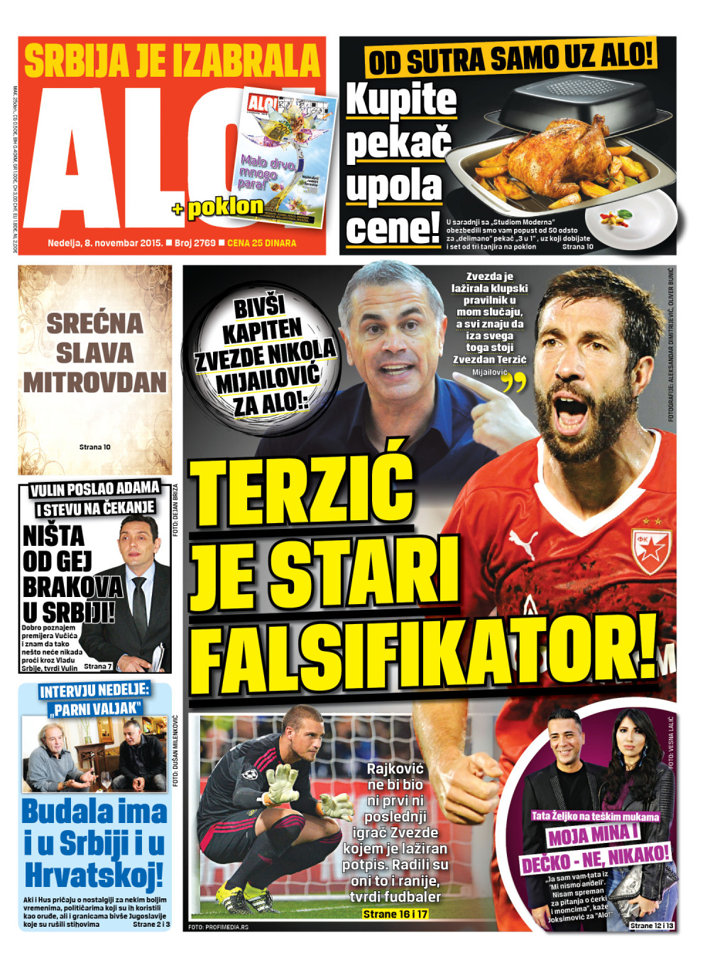 Naslovna za: 8.11.2015.
