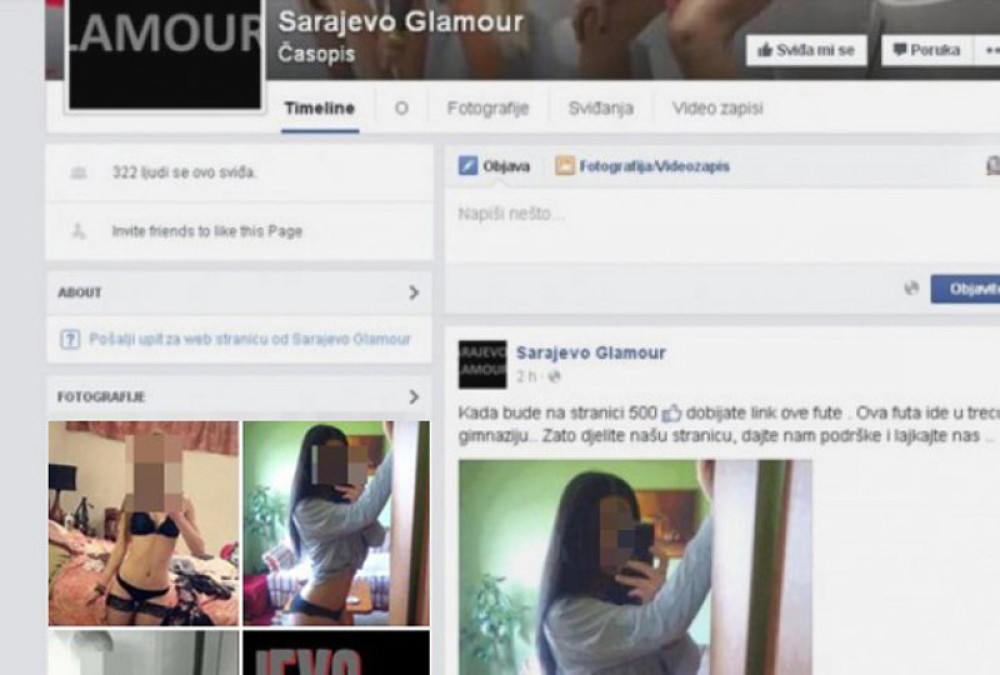 Srednjoškolke u gaćama zavode na Fejsbuku!