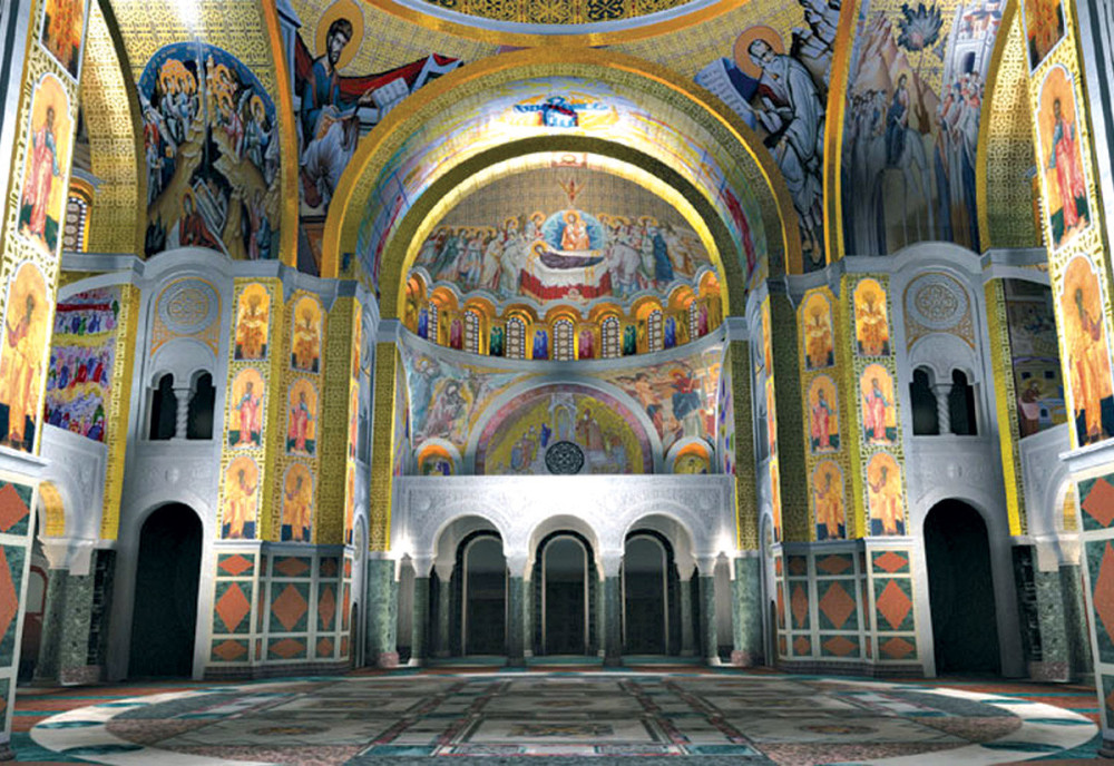 Putin oslikava Hram Svetog Save