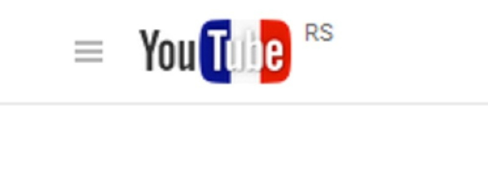 "Jutjub" u bojama francuske zastave