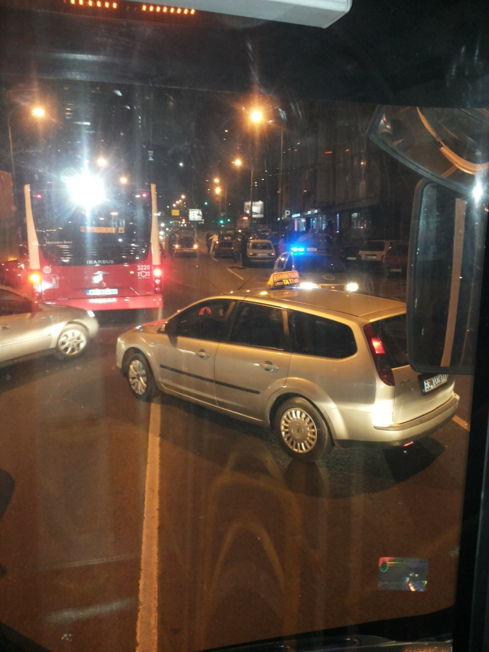 Lančani sudar u Bulevaru despota Stefana