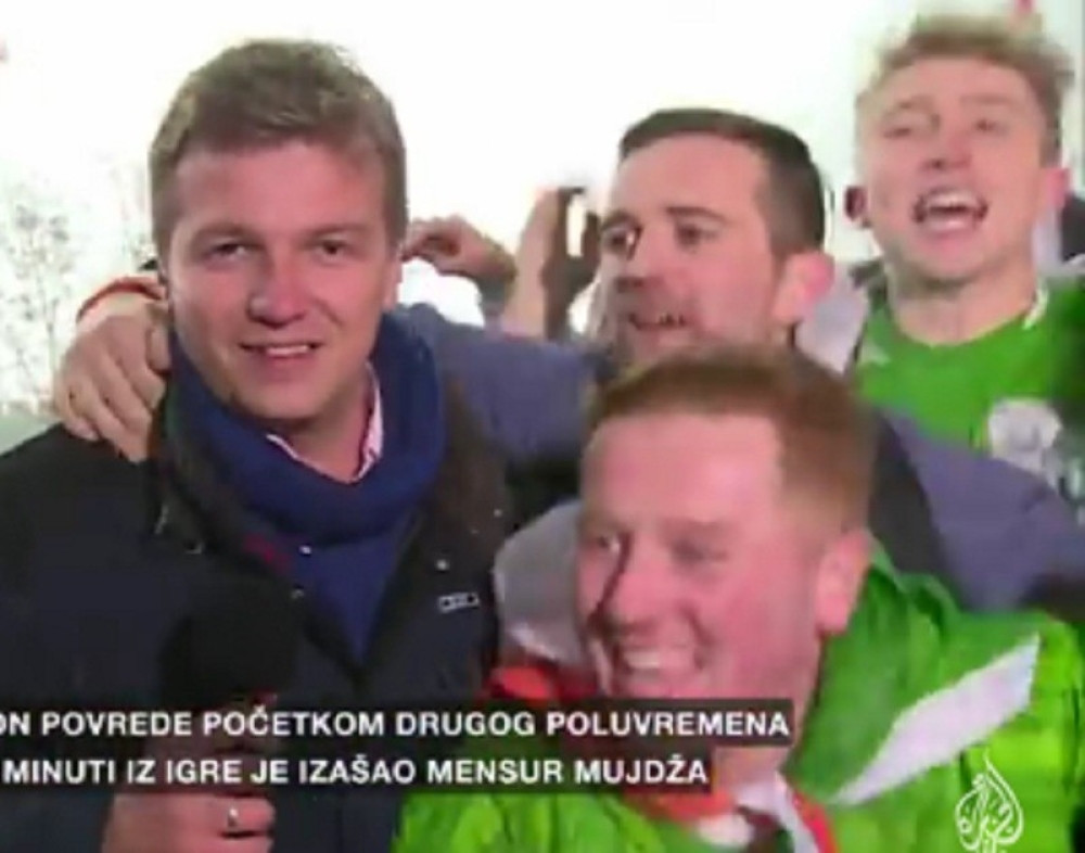 Irci napravili šou u Zenici, novinar nije mogao da se odbrani! (VIDEO)
