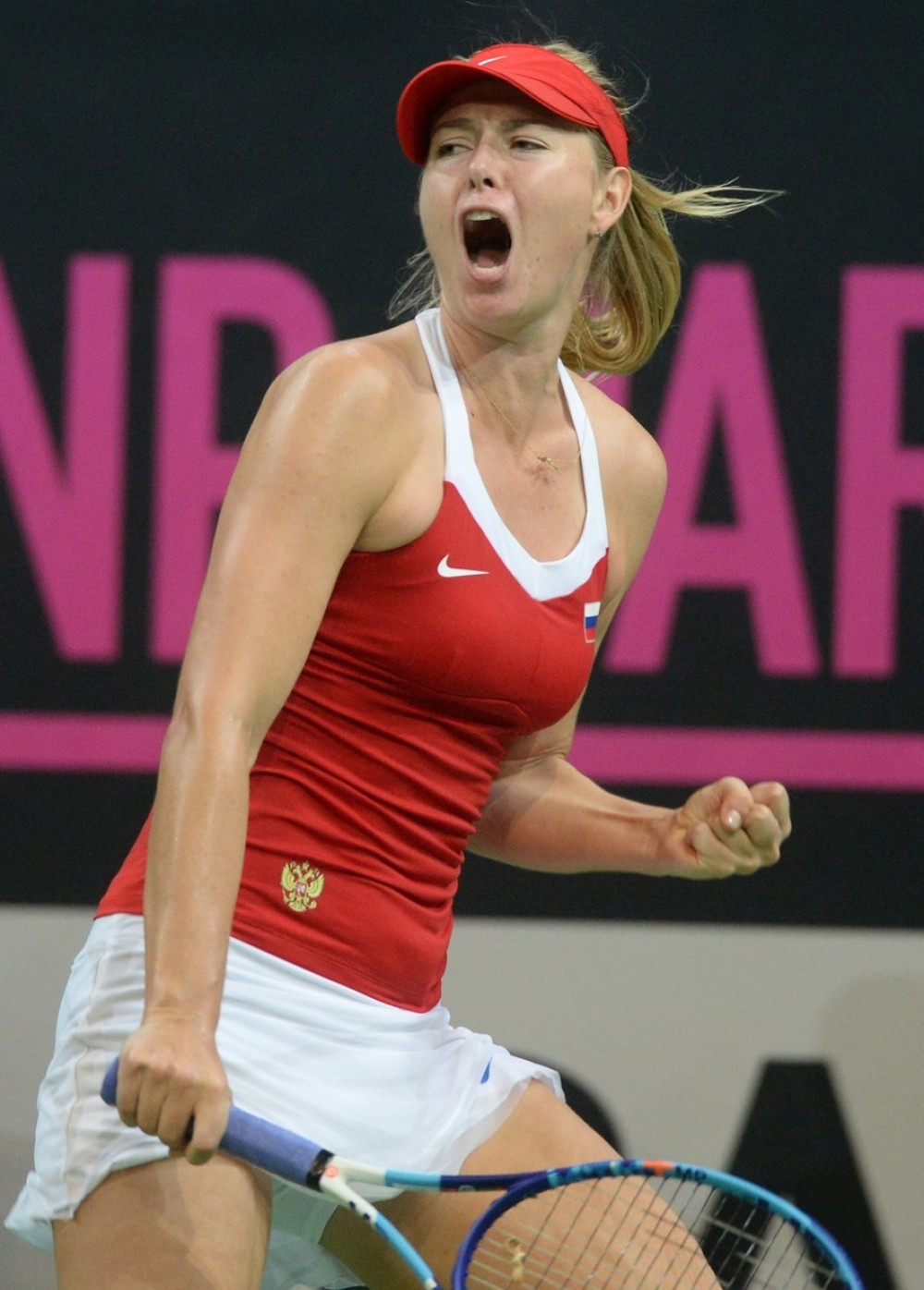 Ovako Šarapova vežba nokaut (FOTO)