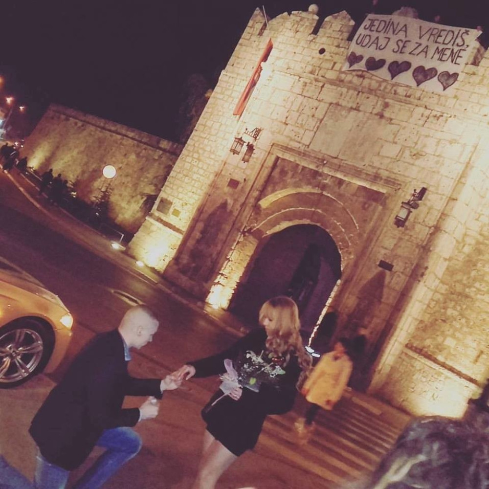 Zaprosio devojku nasred mosta na Tvrđavi