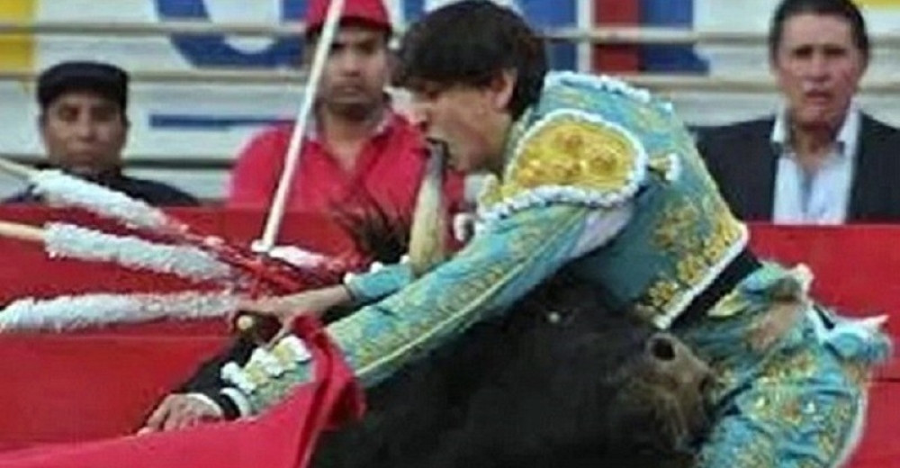 Matador "ugrizao" rog bika i ostao bez zuba! (VIDEO)