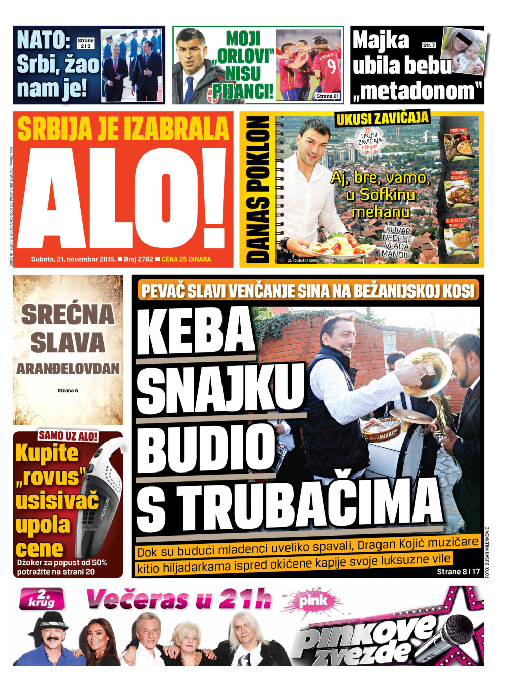 Naslovna za: 21.11.2015.