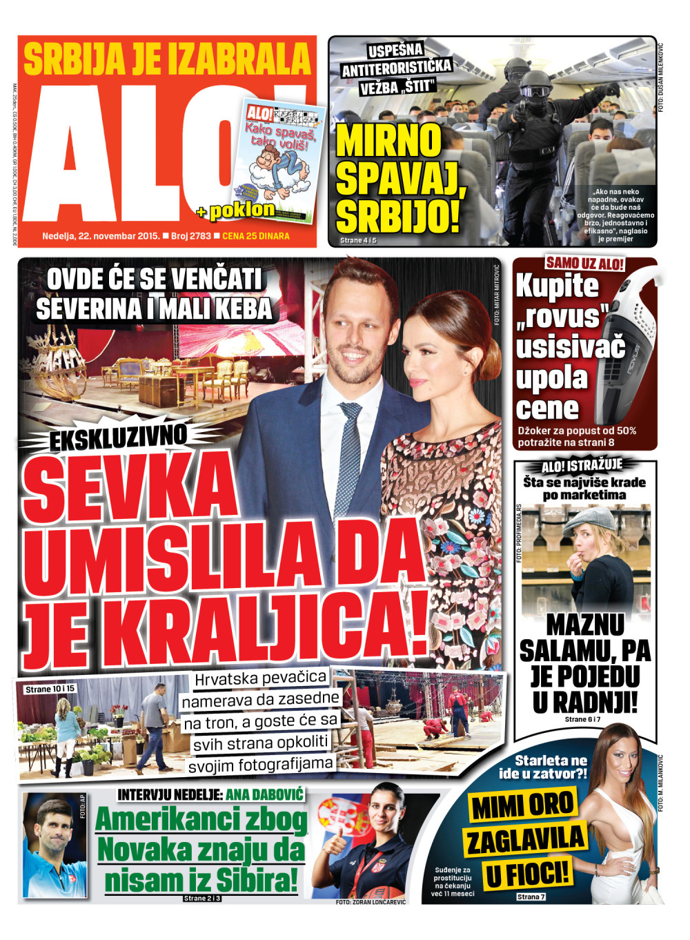 Naslovna za: 22.11.2015.