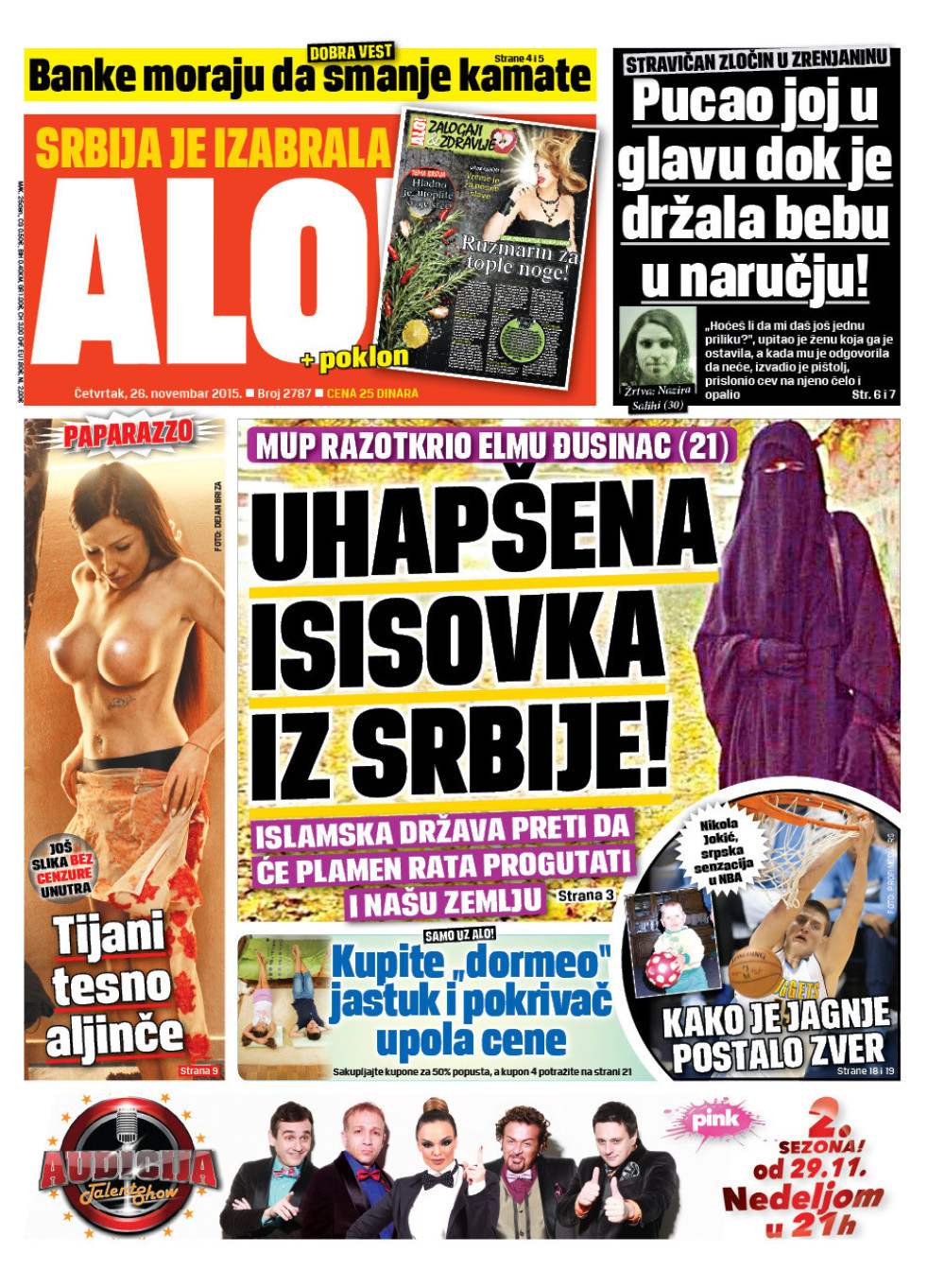 Naslovna za: 26.11.2015.