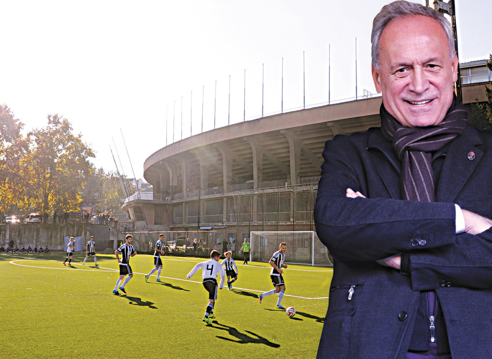 Delegacija JSD Partizan na sastanku u Skupštini grada