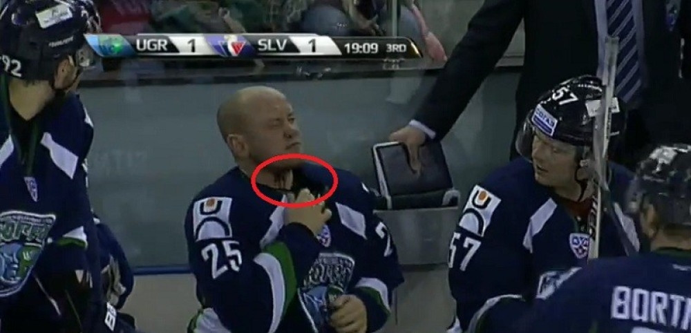 Hokejašu klizaljkom prerezan vrat na meču! (UZNEMIRUJUĆI VIDEO)