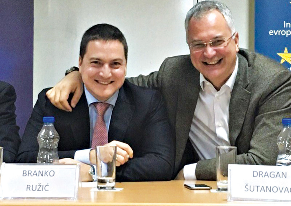 Branko Ružić se sad grli i sa Šutanovcem