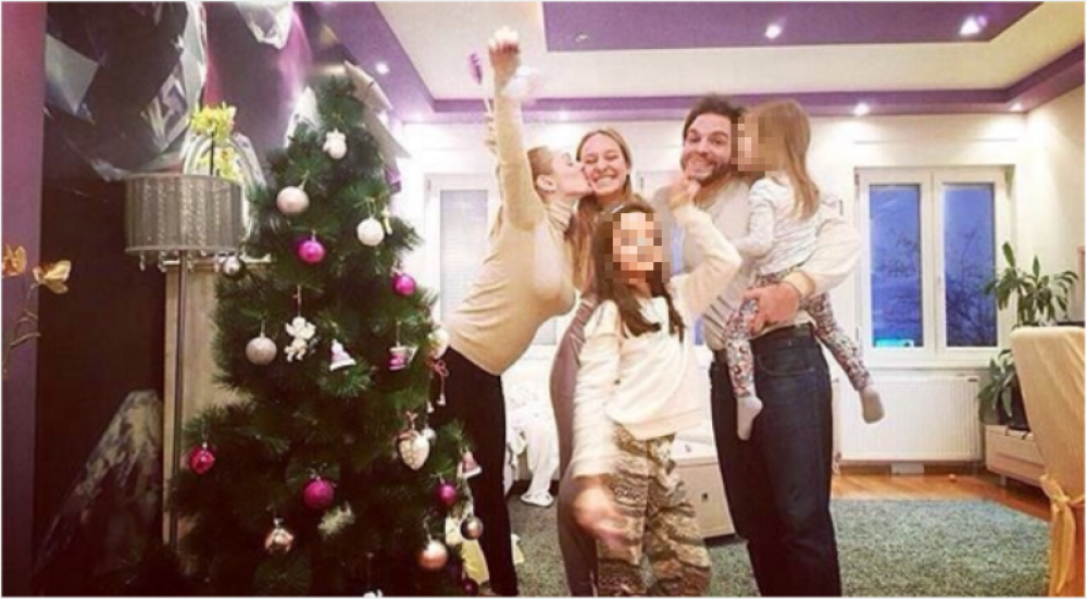 Anabela sa ćerkama kiti jelku (FOTO)