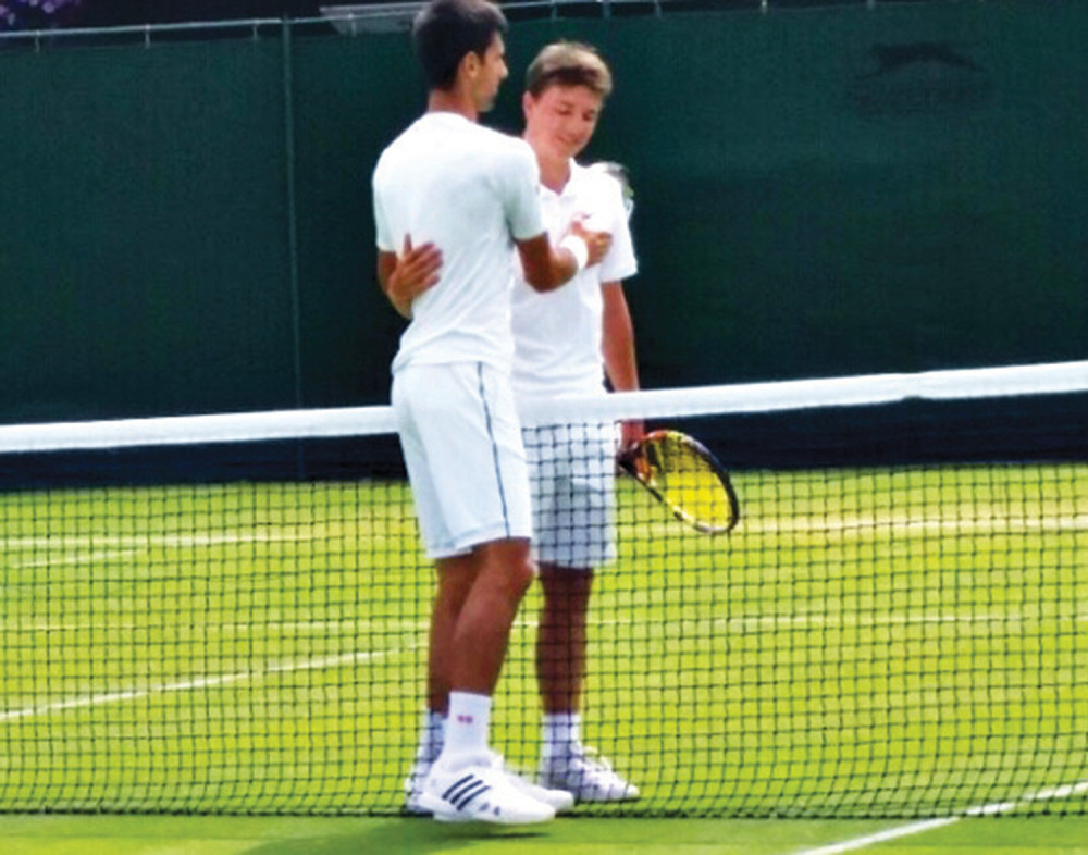 Nole naučio Mišu teniskim trikovima