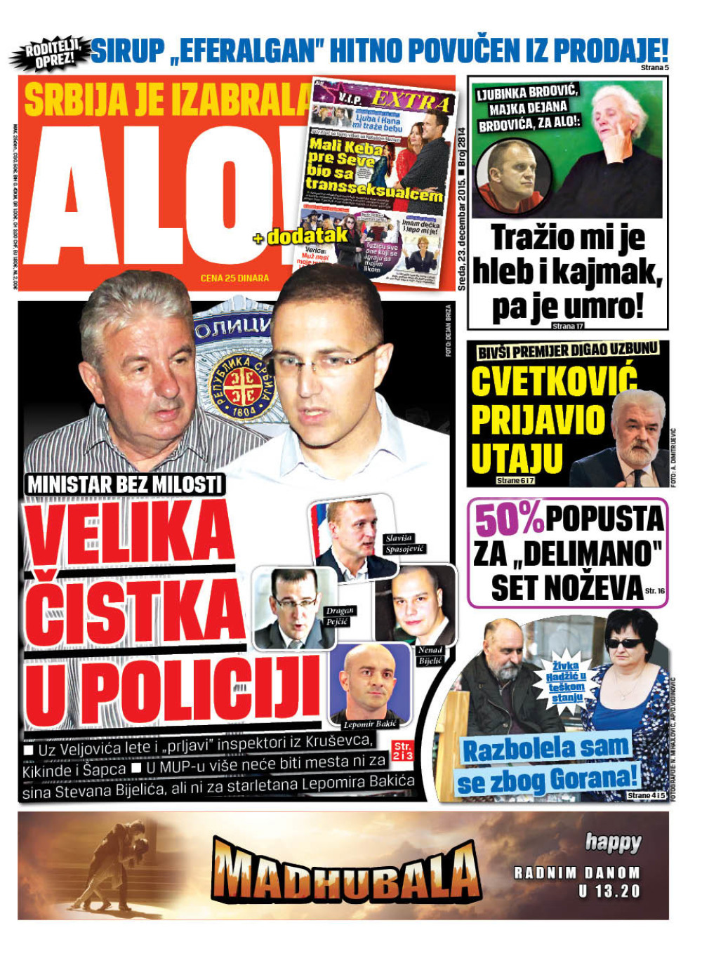Naslovna za: 23.12.2015.